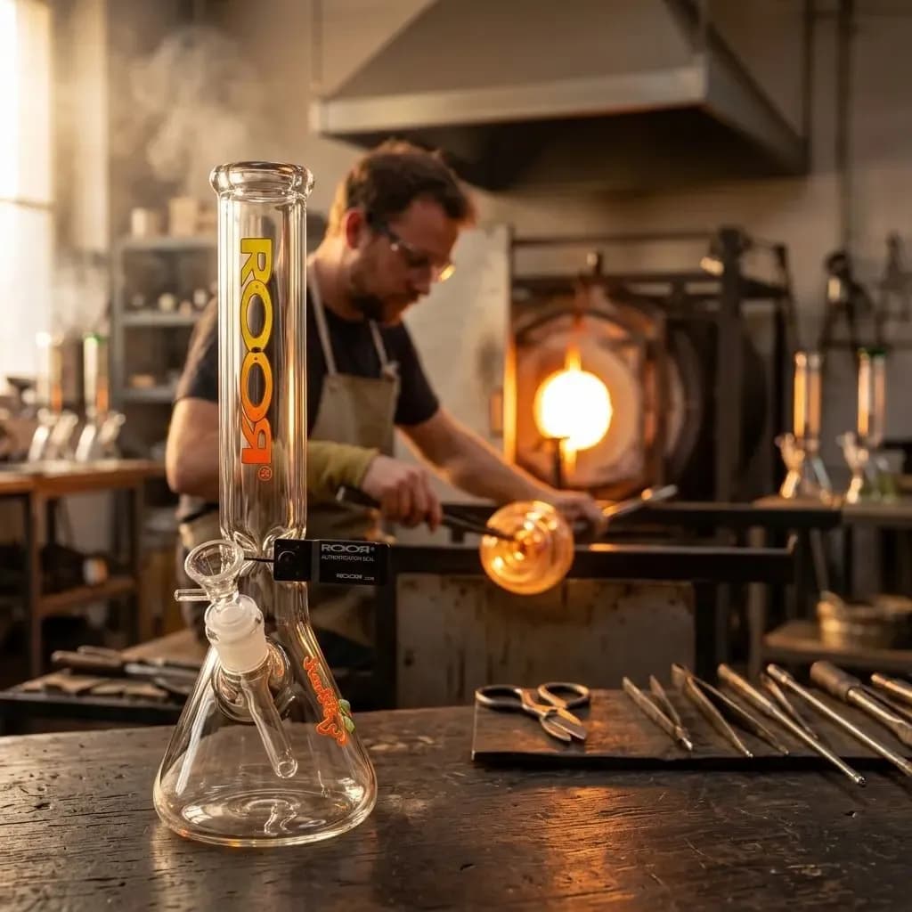 Roor Bong — handgeblasen, deutsche Handarbeit
